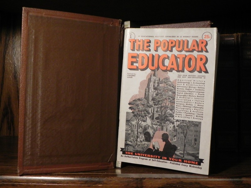 1938 The Popular Educator - Full Set 9 Volumes 54 Issues - Home University Books gallery