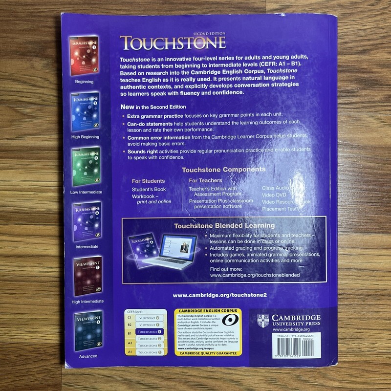 TOUCHSTONE LEVEL 4 FULL CONTACT 2ND EDITION With DVD by McCarthy Ships Fast gallery