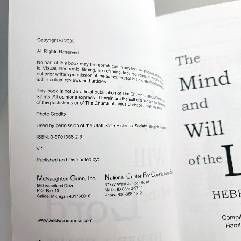The Mind and Will of the Lord SC Compiled & Indexed By H. W. Pease New gallery