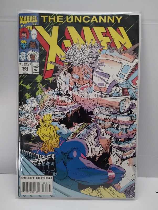 The Uncanny X Men Comic Book Issue 306 (November 1993) Marvel Direct Edition gallery