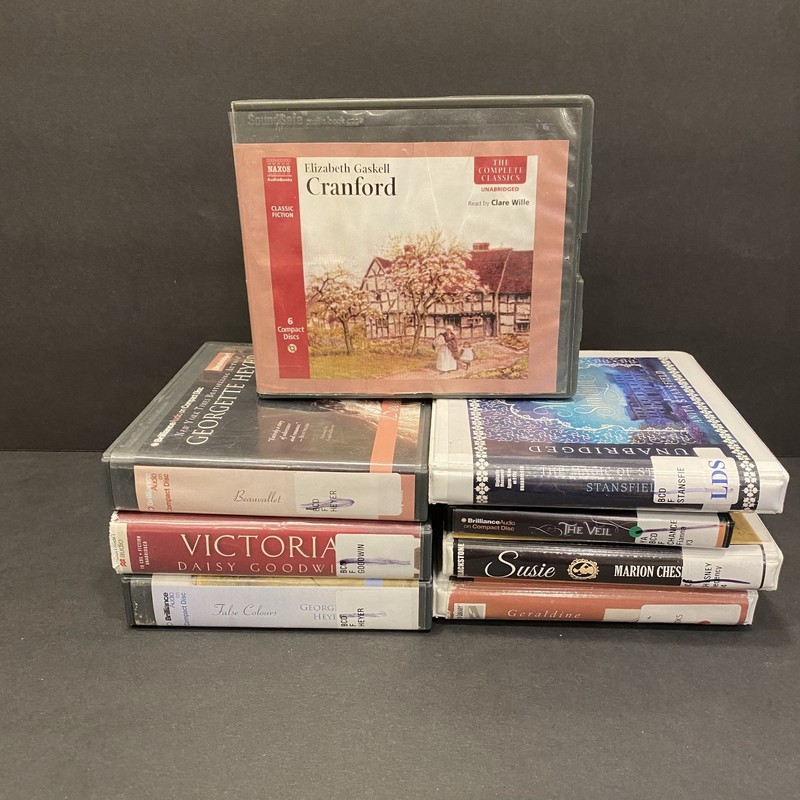 Lot of 8 Historical Romance Audio Books Various Titles Ex-Library Stock On CDs