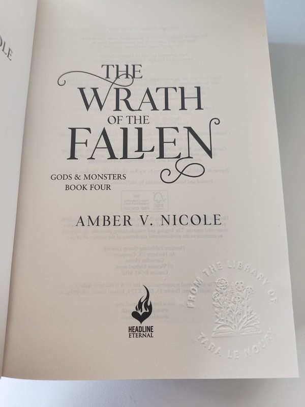 The Wrath of the Fallen by Amber V. Nicole Paperback gallery