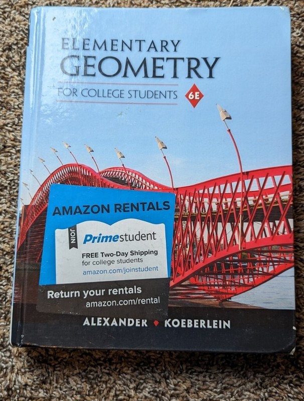 Elementary Geometry for College Students 6E Cengage Koeberlein & Alexander-B8