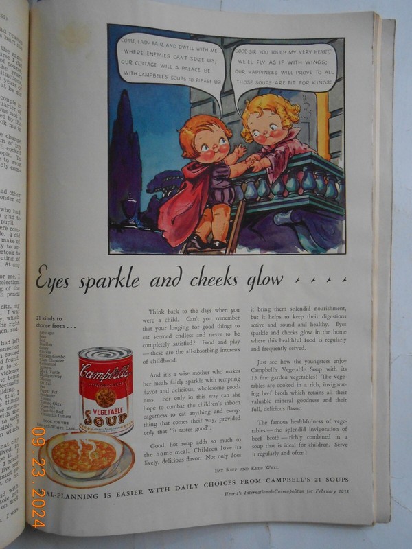 1933 Cosmopolitan Hearst's International Magazine Harrison Fisher GREAT ADS gallery
