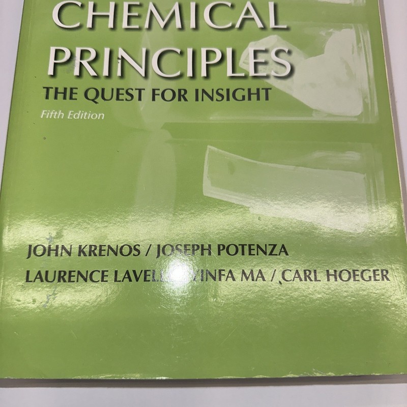 Chemical Principles: The Quest For Insight (fifth edition) gallery