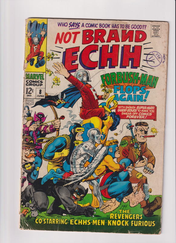 NOT BRAND ECHH #8 1967 Marvel Comics