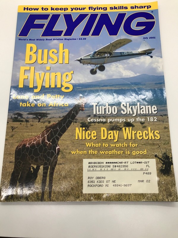 Flying Magazine – July 2001 Aviation Magazine – How To Keep Your Flying Skills