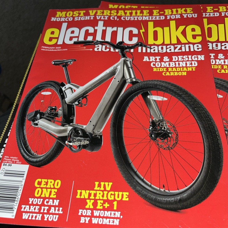 Electric Bike Action magazine February 2022 Most Versatile E-Bike T-412