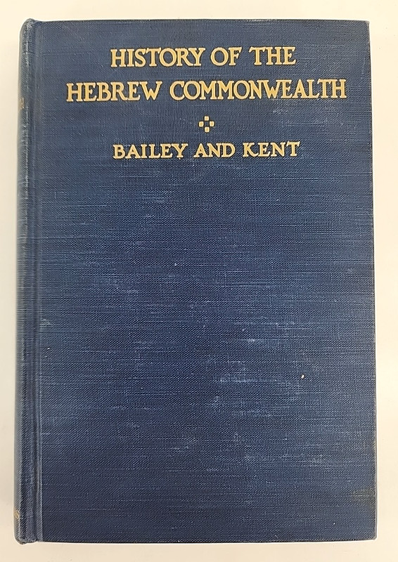 History Of The Hebrew Commonwealth Vintage 1949 Edition Charts Maps Illustration