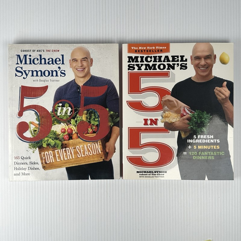 2x 5 In 5 By Michael Symon’s Cookbooks PB