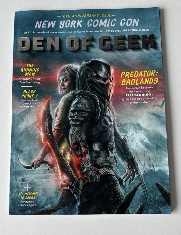 Den of Geek Magazine 2025 NYCC New York Comic Con Exclusive w Predator Badlands