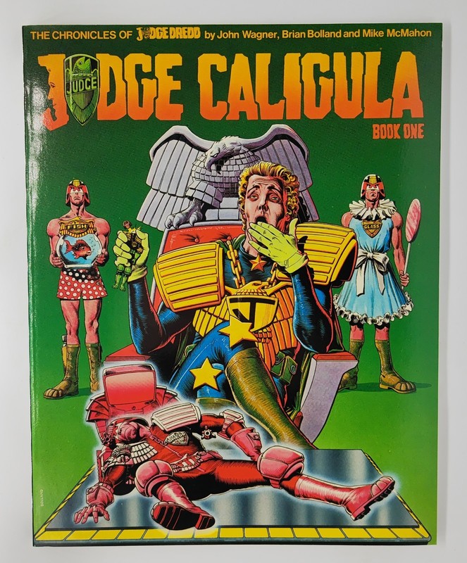 Rare Judge Caligula Book 1 Signed by Alan Moore Wagner Bolland O’Neill Gibson