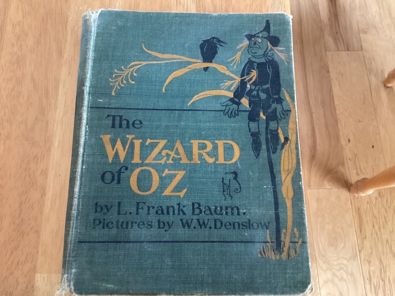 The Wizard of OZ L. Frank Baum W.W. Denslow Donohue 1903 hardcover color