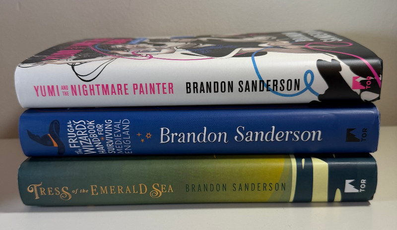 Cosmere HC 1st ed Secret Projects Tress Wizards Yumi Nightmare Brandon Sanderson