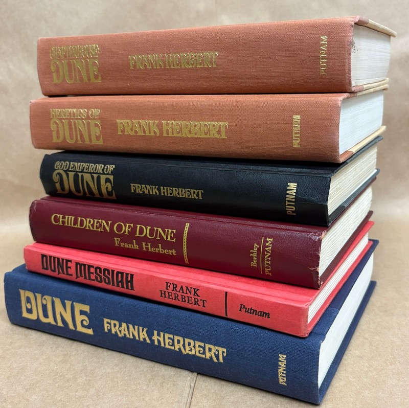 Dune 1-6 Frank Herbert Original Cover HC w/ Dust Jackets Chapter House 1st ed. gallery
