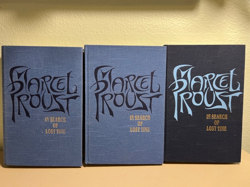 FOLIO SOCIETY In Search of Lost Time by MARCEL PROUST -Volumes 2,4, & 5