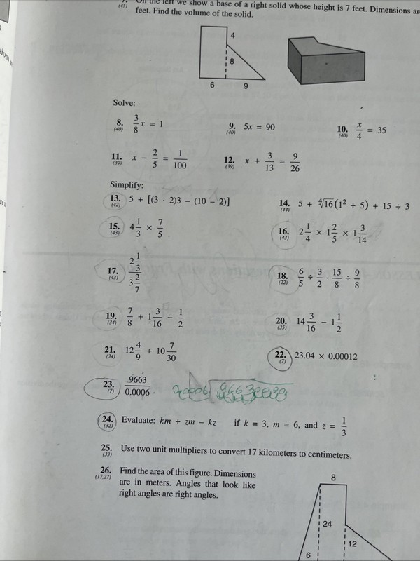 Saxon Math Algebra 1/2 Third Edition Hardcover Textbook And Homeschool Packet gallery