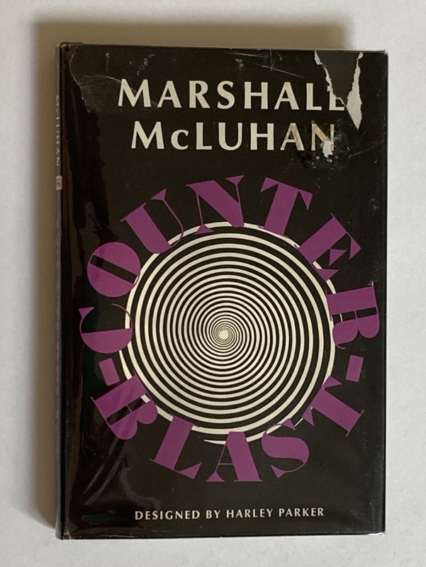 Counterblast by Marshall McLuhan; 1st U.S. Edition, 1969, VG+ / VG- Condition