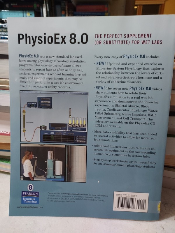 PhysioEx 8. 0 for Human Physiology: Lab. Simulations in Physiology (2009) BL7C gallery