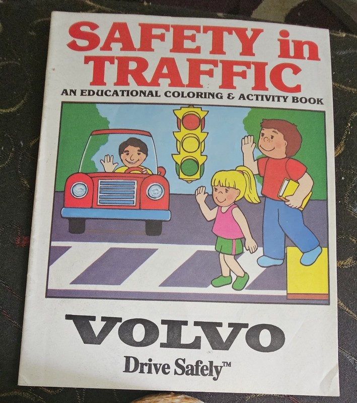 (2) Two Volvo Activity Coloring Books. From '92 & '94. 16 Pages Each. gallery