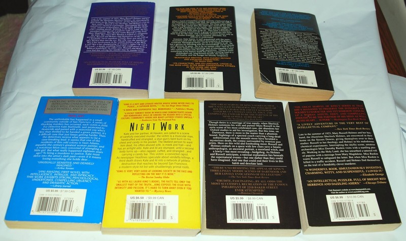 Laurie R. King - Lot of 7 Paperbacks- 1 Duplicate (diff cover)- All 1st Editions gallery