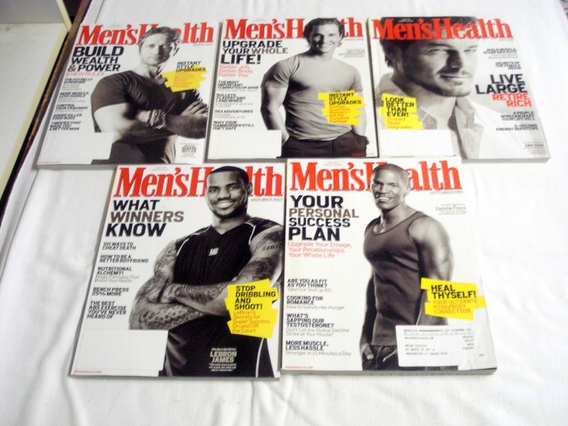 10 Men's Health Magazines Lebron James, Jamie Foxx, Matthew McConaughey gallery