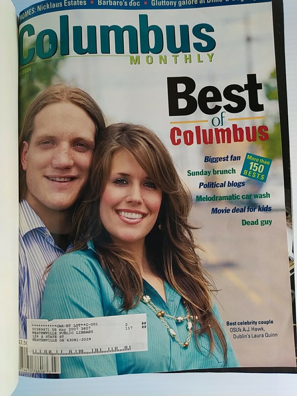 VINTAGE COLUMBUS OHIO HISTORY COLUMBUS MONTHY MAGAZINES HARDBOUND JULY-DEC 2006