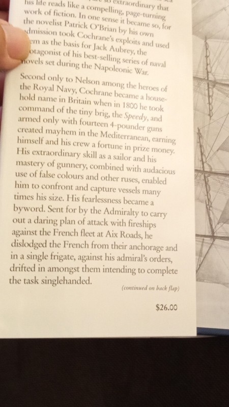 Cochrane: The Life and Exploits of a Fighting Captain Hardcover by Robert Harvey gallery
