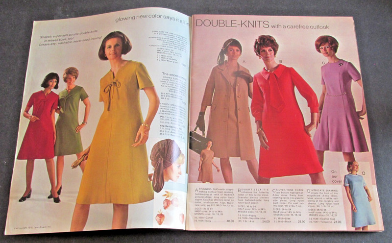 VTG 1970 Lane Bryant Fall Edition Magazine Fashion Pictures Print Ads 115 Pages gallery