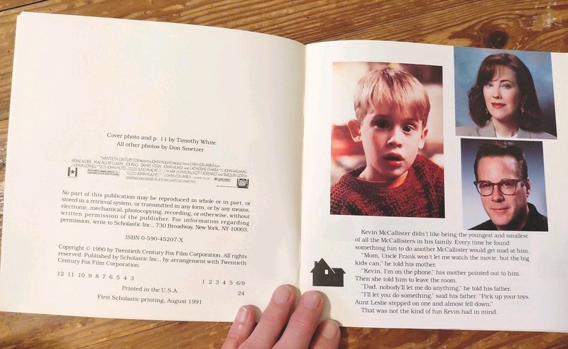 Home Alone Children’s Book Vintage 1990 Paperback Miculci gallery