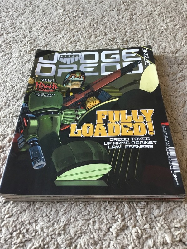 5 X 2000ad Megazine Graphic Novels Judge Dredd Very Good Condition #440-444 gallery