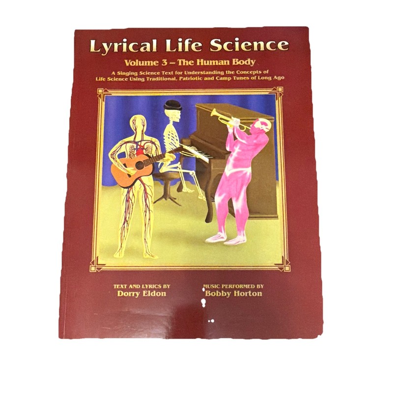 Lyrical Learning Lyrical Life Science Vol 3 Human Body Textbook and Workbook Set