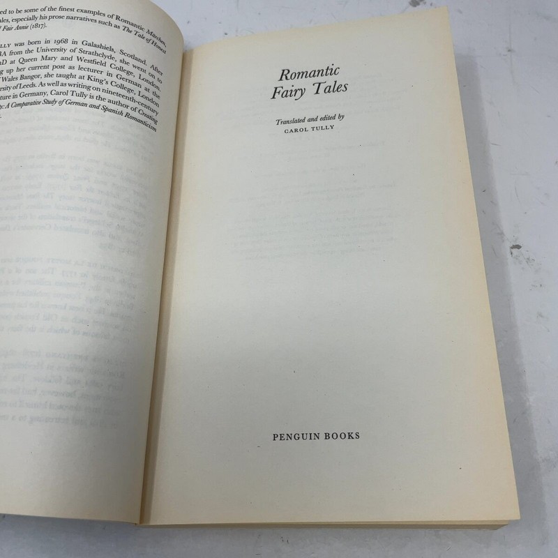 Romantic Fairy Tales (Penguin Classics) by Carol Tully PB First Thus Very Good gallery