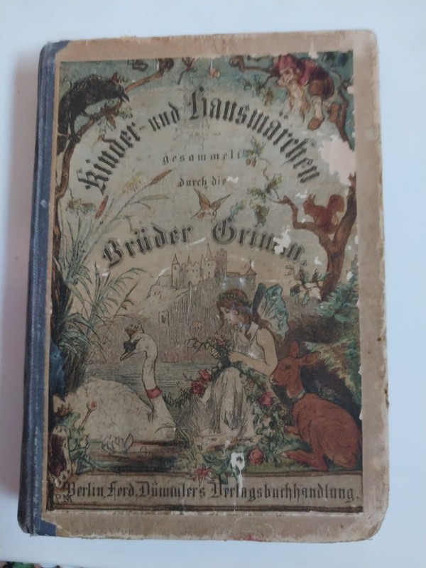 RARE! 1883 BOOK Brothers Grimm Grimm’s Fairy Tales Kinder Und Hausmarchen GERMAN