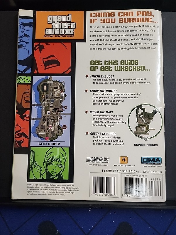 Grand Theft Auto III by BradyGames Staff and Tim Bogenn 2001 Paperback- GOOD gallery