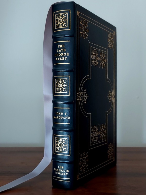 Franklin Library The Late George Apley – John P Marquand Pulitzer Leather Gold ✨