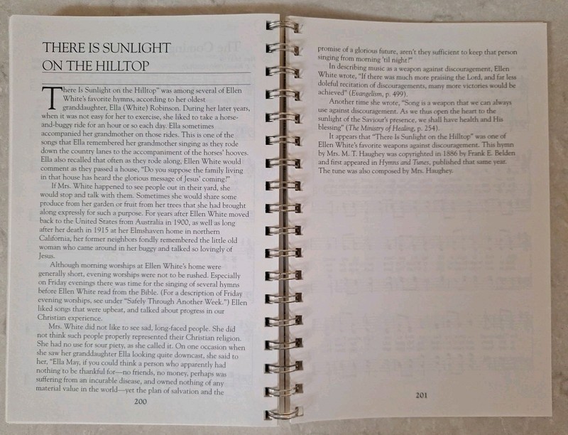 Early Advent Singing by James R Nix 1994 Spiral Bound gallery