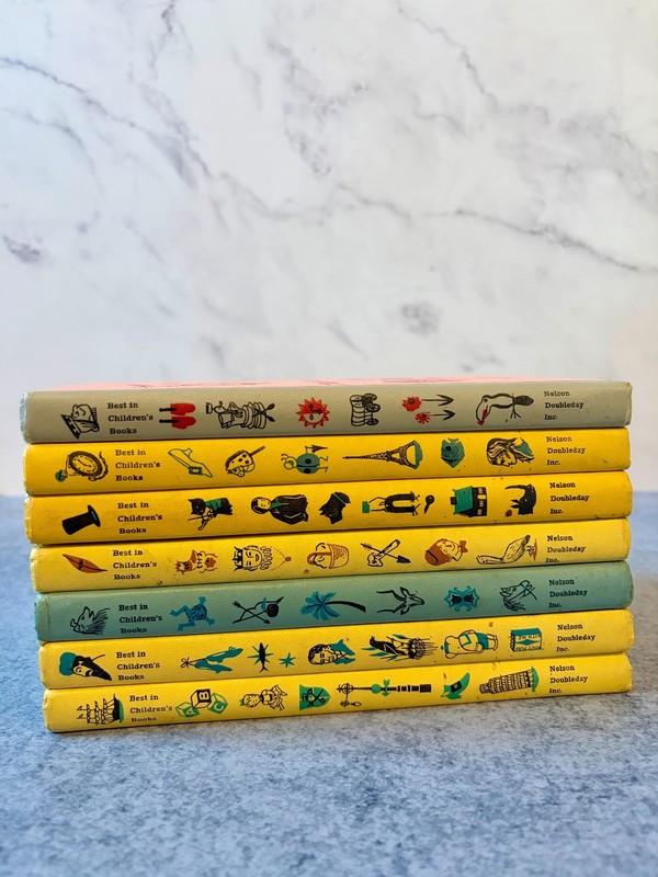 Best in Children’s Books Set Nelson Doubleday Illustrated Children Book Lot 1950 gallery