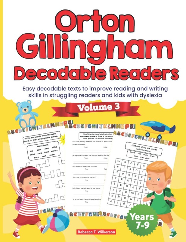 Orton Gillingham Decodable Readers. Easy decodable texts to improve reading and