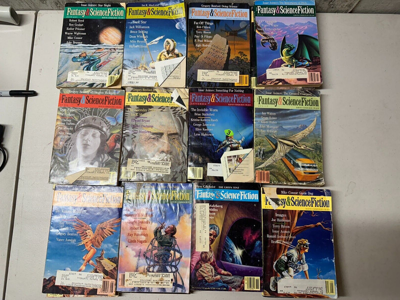 Lot of 24 Fantacy and Science Fiction Late 1980’s to Mid 1990’s