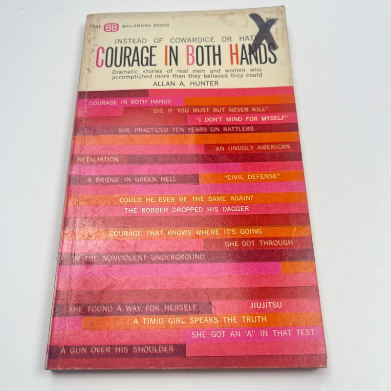 COURAGE IN BOTH HANDS by Allan A. Hunter Ballantine Books 1962 Paperback PB