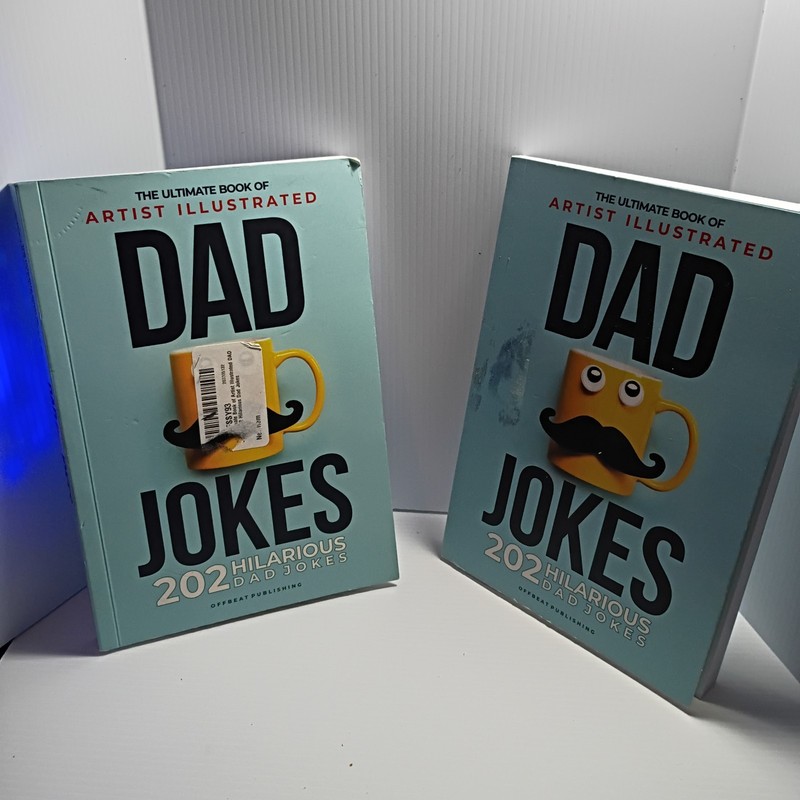 Dad Jokes 202 Hardcover Joke Book, First Edition, Adults Humor Jokes & Riddles