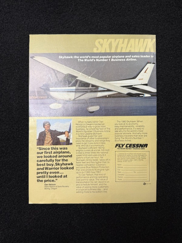 Plane & Pilot Magazine March 1980 Piper Saratoga Cessna Skymaster Navion Vintage gallery