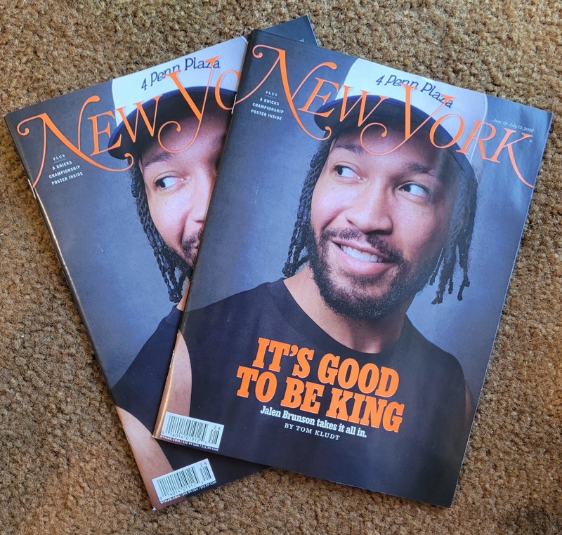 JALEN BRUNSON New York Magazine June 2026 IT’S GOOD TO BE KING NBA Knicks Champ
