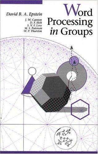 WORD PROCESSING IN GROUPS: . Epstein, David B.A.