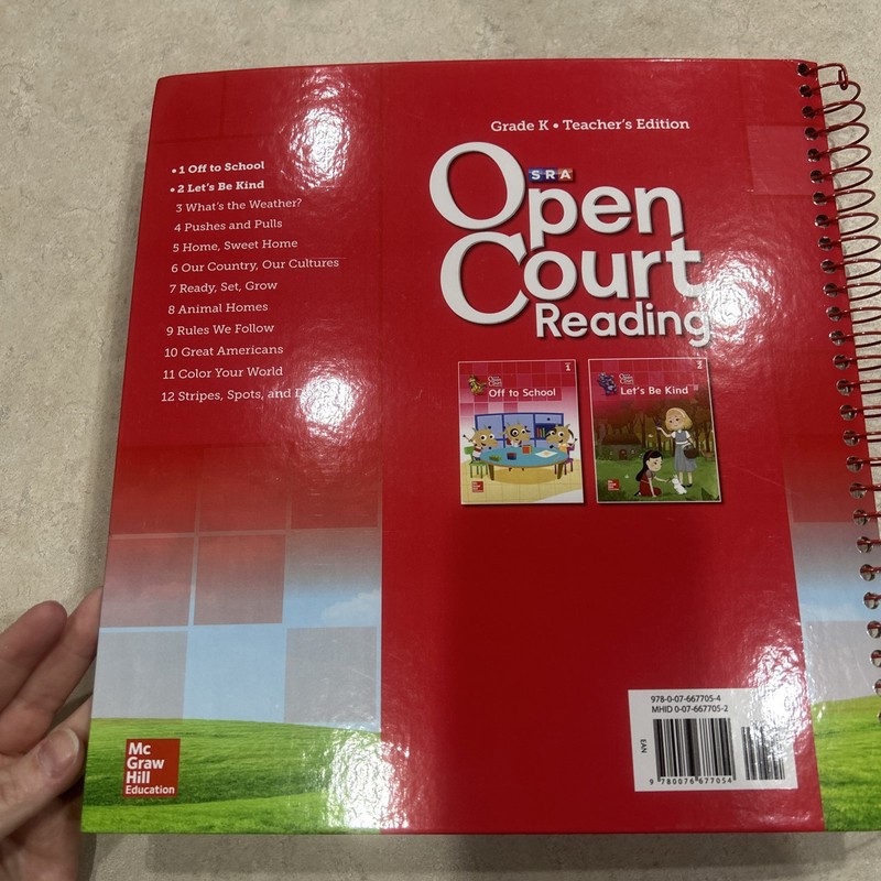 Open Court Reading Teacher Edition, Volume 1, Grade K by McGraw Hill (2015,... gallery