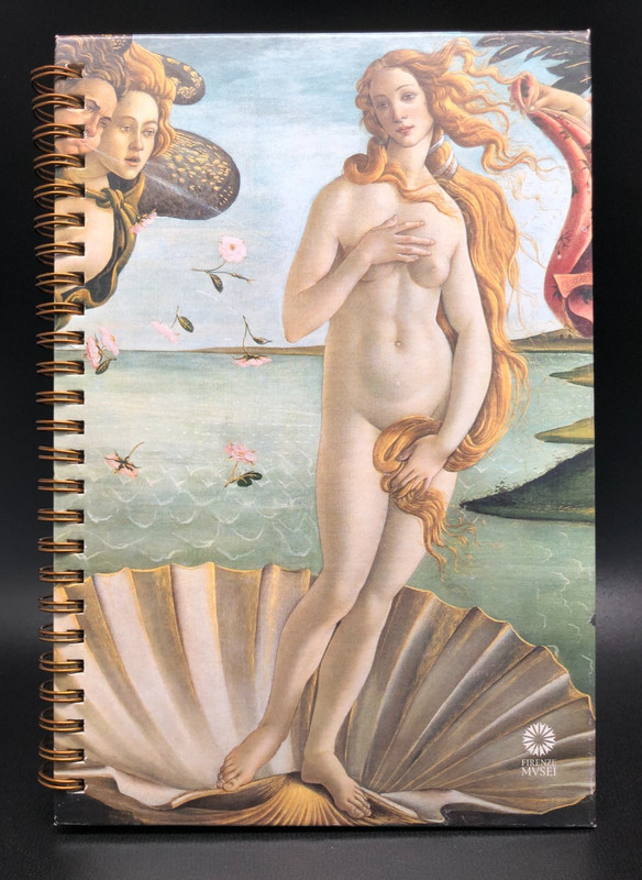 Sandro Botticelli : The Birth of Venus Journal 9″ X 6.5″ Brand New Italy