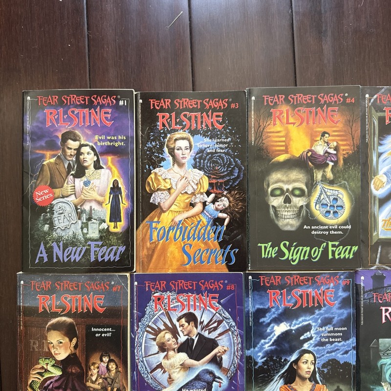 Lot of 11 Fear Street Sagas Books by R.L Stine #1,3,4,5,6,7,8,9,10,11,12 Vintage gallery