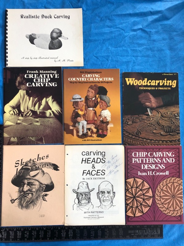 7 Books Carving Ponte Manning Higginbotham Cromwell Gene Gale Jack Ekstrom gallery