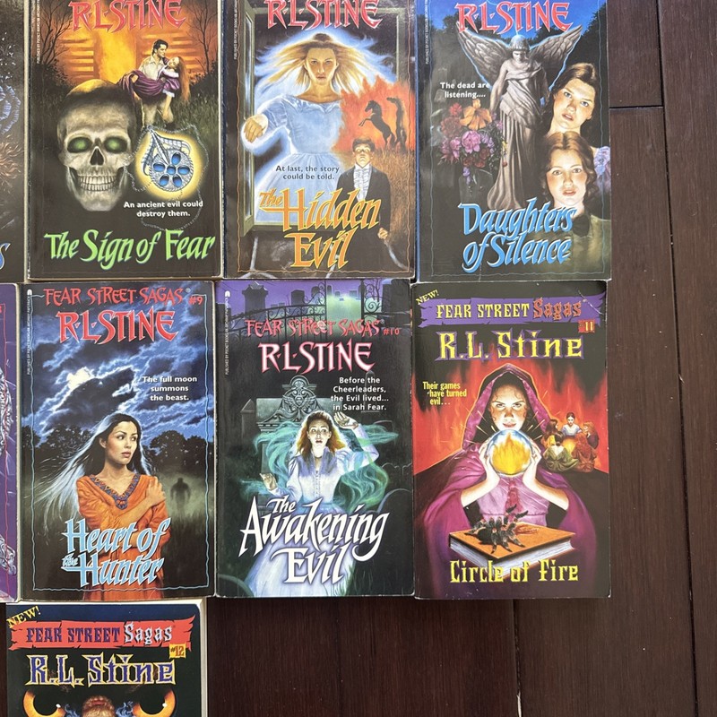 Lot of 11 Fear Street Sagas Books by R.L Stine #1,3,4,5,6,7,8,9,10,11,12 Vintage gallery